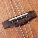 4 String Guitar Ukulele Rosewood Bridge Set Saddle Nut for Musical Instrume