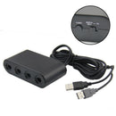4 Port GameCube Controller Adapter for Nintendo Switch Wii U PC Super Smash Bros