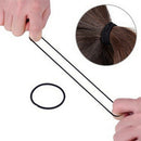 40X Black Elastic Rope Ring Hairband Women Girls Hair Band Tie Ponytail HolderES