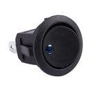 5x 12V LED Dot Light Car Boat Round Rocker ON/OFF SPST Switch Color:Blue S4Q8
