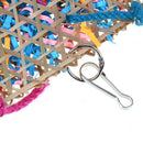 Bell Six Angle Wooden Swing Parrot Bird Toys Bird Cage Accessories