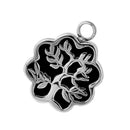 Cremation Ash Urn Necklace Keepsake Tree Of Life Pendant 316L Stainless