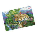 Village House - Stamped & Counted Cross Stitch Kits Handmade Home Decor DIY