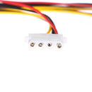 4 Pin IDE 1-to-3 IDE Female Power Supply Splitter Exentsion  Adapter Cable JR