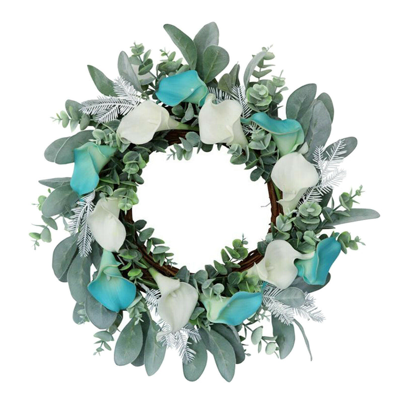 Artificial Harvest Wreath Front Door Indoor Wall Decor Thanksgiving Garland