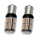 2 Pieces 1157 Amber LED Replace Automobile Front Turn Signal Light Bulb