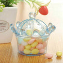 12 PCS Candy Boxes, Plastic Mini Dome with Crown Design Party Decoration Cl