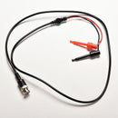 110cm BNC Male Plug Q9 to Dual Plug Connector Hook Clip Test Probe Cable Lead 3C