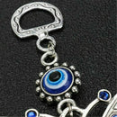 Oval Blue Evil Eye Amulet Wall Hanging Decor Blessing Protection New I3S4