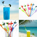 8pcs Dinosaur Plastic Drinking Straws Bar Straws for Kids Birthday Party DecorME