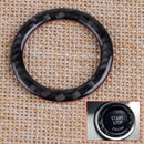 Carbon Fiber ABS Engine Start Stop Button Ring Fit For BMW 3 Series E90 E92 E93