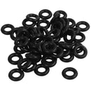50pcs 12mm Oil Filter O-rings Rubber Washers Gaskets, Black
