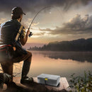 Double Layer PP Plastic Fishing Tackle Lure Bait Hook Storage Box Case