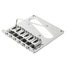 Metal Electric Guitar Saddle Bridge Tailpiece Plate - Chrome