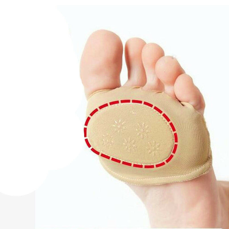 Forefoot Metatarsal Calluses Memory Foam Cushion Pads Half Socks Sore Insoles