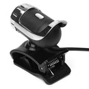 480P HD USB Webcam Clip Base Web Camera with Built-in Mic for Computer PC