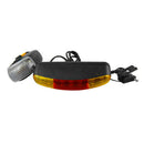 Bicycle Turn Signal Brake Light Bike Warning Taillight with Electronic Horn