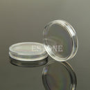 38mm 10 pcs Clear Round Cases Coin Storage Capsules Holder Plastic Useful New