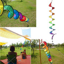 Foldable Rainbow Spiral Windmill Wind Spinner Camping Home 2019 Garden Tent N9U4