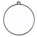 Black Hairdressing Hand Mirror Professional Handheld Salon Barbers Large Round