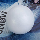 10X White Foam Balls Spheres 3 inch Bulk - Smooth and Round Polystyrene