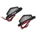 Universal White LED Number License Plate Light Lamp for Truck Cars 10-30V