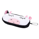 Kids Cartoon Pencil Case Plush Large Pen Bag Cosmetic Makeup Cartoon Storag