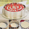 2Pcs/Set Adjustable Round Square Cake Fondant Mould Stainless Steel Cake Mo R7X4
