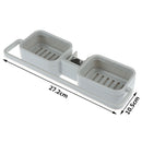 Kitchen Sink Faucet Sponge Soap Storage Organizer Cloth Drain Rack Holder NT Kw