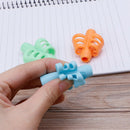 1PC Two Finger Grip Silicone Pencil Holder Corrector Baby Learning Writing Tool
