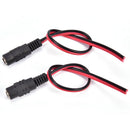 5PCS 5.5x2.1mm Male DC Power Socket Jack Plug Connector Cable 12V Pi OHK