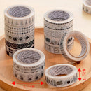 2x 15mm 10m Random Cute Adhesive Tape Diy Decorative Masking Tape Scrapbooking Z