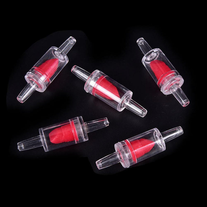 Red CO2 Aquarium Non-Return CO2One Way Valve Fish Tank Air Pump 4cm HOT O3K0