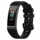 Soft TPU Watch Band Bracelet Wrist Strap for Huawei Band 3 Pro (Black)