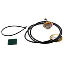 Guitar Parts Acoustic Pickup Pre-Wired Piezo Amplifier Jack X2F5
