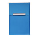 Aluminum Cigar Cigarette Box Storage Case Blue