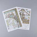 14CT 51x42cm Old World Map Stamped Cross Stitch Embroidery Kits Home Decor