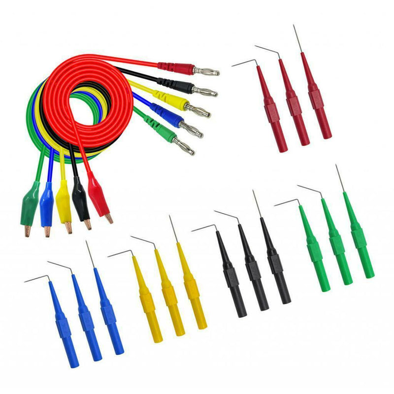 4 Mm Multimeter Banana Plug With Crocodile Clip Test Cable