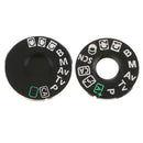 2pcs Top Cover Dial Mode Plate Interface Cap Label Repair Part for Canon