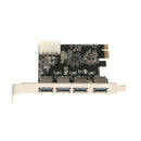 Laptop 4-Port 5Gbps USB 3.0 to PCI-E Card PCI Express Expansion Card Adapter