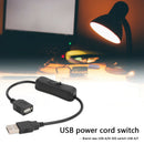 12 inch USB Cable with Button Switch for USB Lamp Fan Male to Female (1pc) A