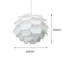 Retro Nordic Pinecone Lamps Modern Wooden Modern DIY  Puzzle Bedroom Art