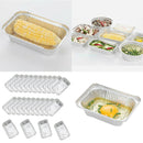 Set Of 50 Aluminum Foil Grill Drip Pans 700ml/850ml For BBQ Outdoor Supplies