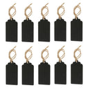 10x Mini Hanging Chalkboard Wood Blackboard for Wedding Gift Tag Party Favor