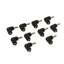 10 Pack L Type Male to Female Terminal Charging Connector, DC Power Plug