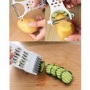 1Pc Multi-function Vegetable Slicer Cutter Chopper Cucumber Peeler Kitchen T Kw