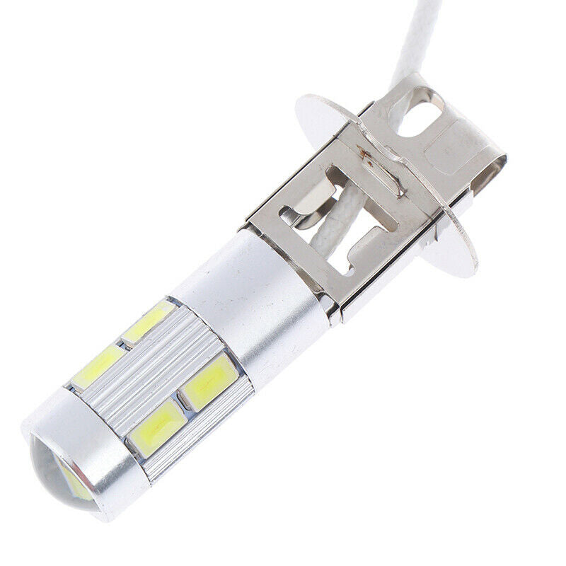 2X H3 50W 6000K High Power Car LED Bulbs White JR