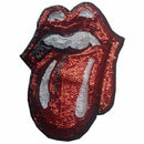 Vivid Large Red Tongue Sequins Patches Clothes Applique DIY Clothing DecoratioJR