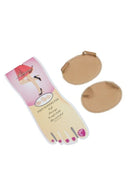 Fabric Gel Metatarsal Pads Ball of Foot Gel Pads Cushions (nude) O3C8