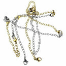 8 Pcs Stainless Steel Necklace Extender Bracelet Extender Extender Chain Se O2L9